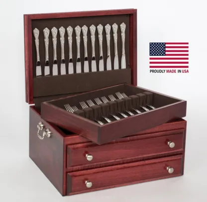 American Chest Co. F04M Presidential, 1-Drawer Lift-Out Tray Flatware Chests - Image 2