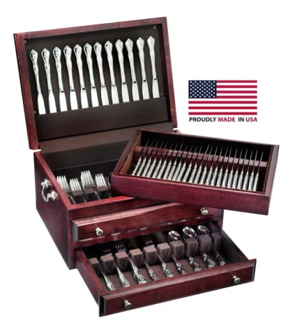 American Chest Co. F05M Presidential Super, 1-Drawer Knife Tray Flatware Chests - Image 2