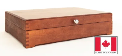 American Chest Co. FCAN3 Canadian Woods, 5-Slot Stainless Flatware Chests