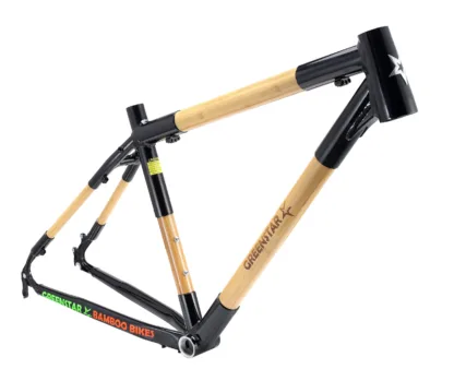 GreenStar Bikes FRECCBK EcoCross Hybrid Bamboo Frame with Fork - Image 5