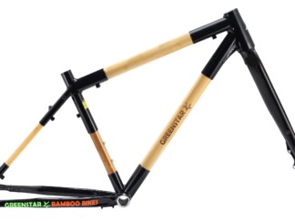 GreenStar Bikes FRECCBK EcoCross Hybrid Bamboo Frame with Fork
