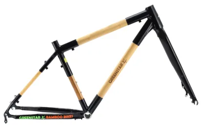 GreenStar Bikes FRECCBK EcoCross Hybrid Bamboo Frame with Fork