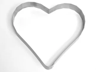 LloydPans Kitchenware 12x12" Heart Ring RNG-15203