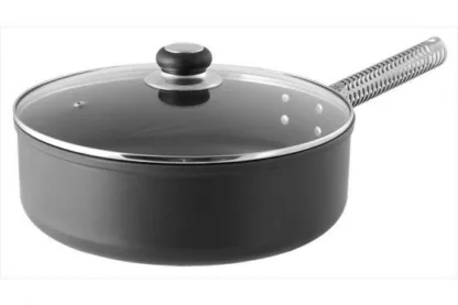 LloydPans Kitchenware 12" 6-Qt Sauce Pan SA-6Q-DK-LP - Image 2