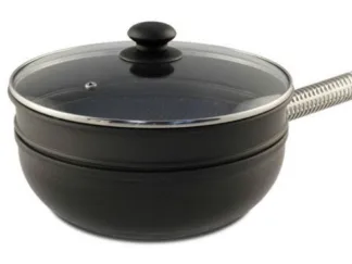LloydPans Kitchenware 10" Stir-Fry Pan & Steamer SET-14131