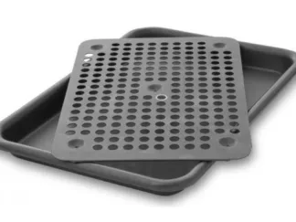 LloydPans Kitchenware 13x09" Quarter Sheet Pan Oven Roaster SET-15343