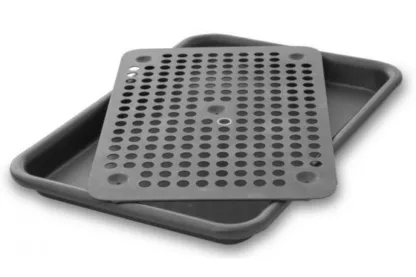 LloydPans Kitchenware 13x09" Quarter Sheet Pan Oven Roaster SET-15343