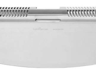 LloydPans Kitchenware 14" Pizza Rocker Cutter Knife, Silver SRKFH2-14