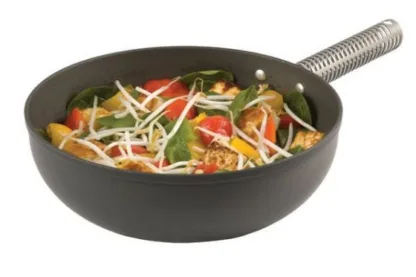 LloydPans Kitchenware 12" 3.6-Qt Stir-Fry Pan STF-12-DK-LP - Image 2