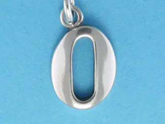 Microsculptures N0 Number-0 Silver Charm