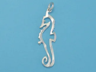 Microsculptures 0010 Seahorse Silver Charm