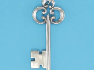 Microsculptures 0101 Key Silver Pendant