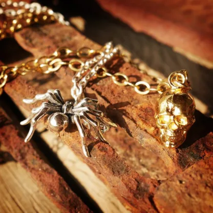 Microsculptures 1140 Spider Silver Pendant - Image 3