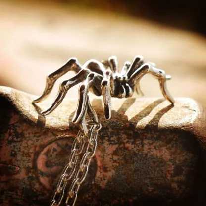 Microsculptures 1140 Spider Silver Pendant - Image 2