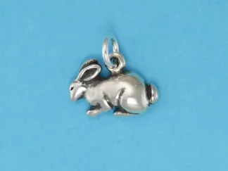 Microsculptures 0124 Bunny Rabbit Silver Charm