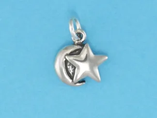 Microsculptures 0127 Moonstar Silver Charm