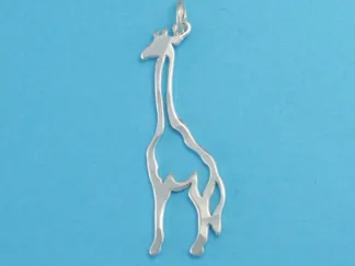 Microsculptures 0013 Giraffe Silver Charm