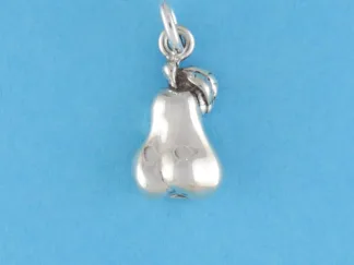 Microsculptures 0130 Pear Silver Charm