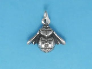 Microsculptures 0147 Bumble Bee Silver Charm