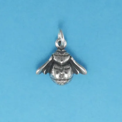Microsculptures 0147 Bumble Bee Silver Charm