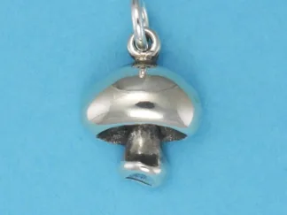 Microsculptures 0149 Mushroom Silver Charm