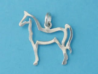 Microsculptures 0015 Horse Silver Charm