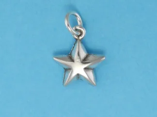 Microsculptures 0150 Star Silver Charm