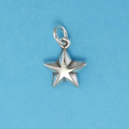 Microsculptures 0150 Star Silver Charm