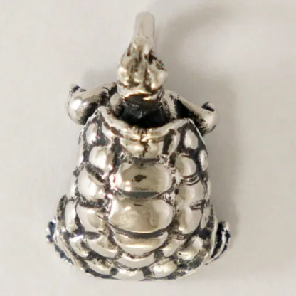 Microsculptures 1512 Galapagos Tortoise Silver Pendant - Image 2