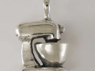 Microsculptures 1514 Stand Mixer Silver Pendant