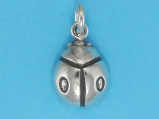 Microsculptures 0152 Lady Bug Silver Charm
