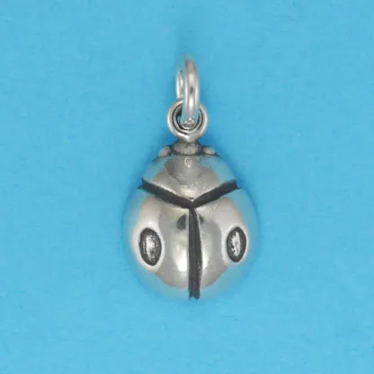 Microsculptures 0152 Lady Bug Silver Charm