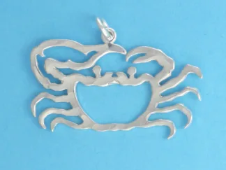 Microsculptures 0166 Male Fiddler Crab Silver Charm