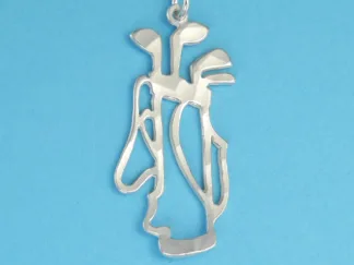 Microsculptures 0174 Golf Bag Silver Charm