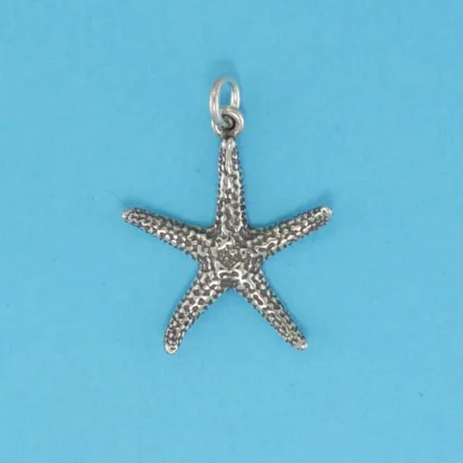 Microsculptures 0197 Starfish Silver Charm-Large