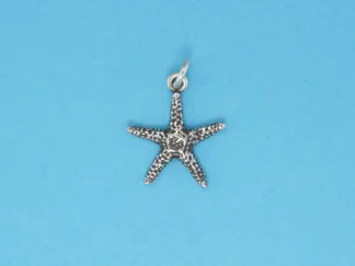 Microsculptures 0198 Starfish Silver Charm-Small