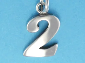 Microsculptures N2 Number-2 Silver Charm