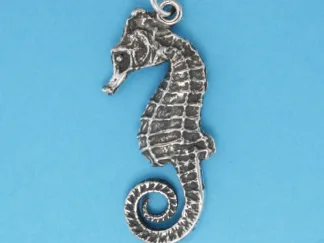 Microsculptures 0201 Seahorse Silver Pendant