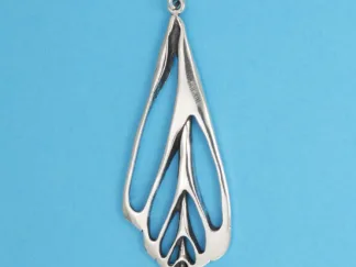 Microsculptures 0206 Chula Shell Slice Silver Pendant