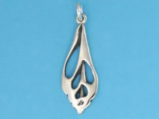 Microsculptures 0207 Chula Shell Slice Silver Charm