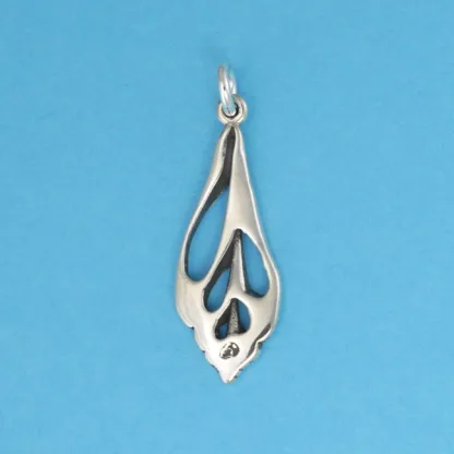 Microsculptures 0207 Chula Shell Slice Silver Charm