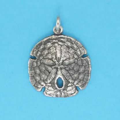 Microsculptures 0213 Sand Dollar Silver Charm
