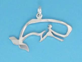 Microsculptures 0022 Sperm Whale Silver Charm