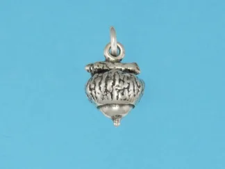 Microsculptures 0220 Acorn Silver Charm