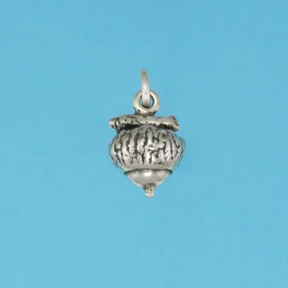 Microsculptures 0220 Acorn Silver Charm