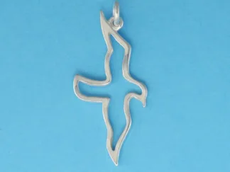 Microsculptures 0035 Seagull Silver Charm