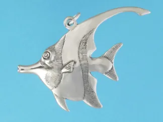 Microsculptures 0375 Moorish Idol Silver Pendant