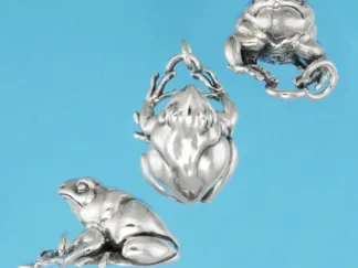 Microsculptures 0418 Great Plains Toad Silver Pendant