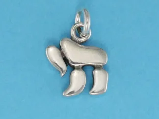 Microsculptures 0043 Chai Symbol Silver Charm