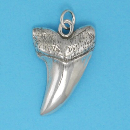 Microsculptures 0463 Shark Tooth Silver Pendant